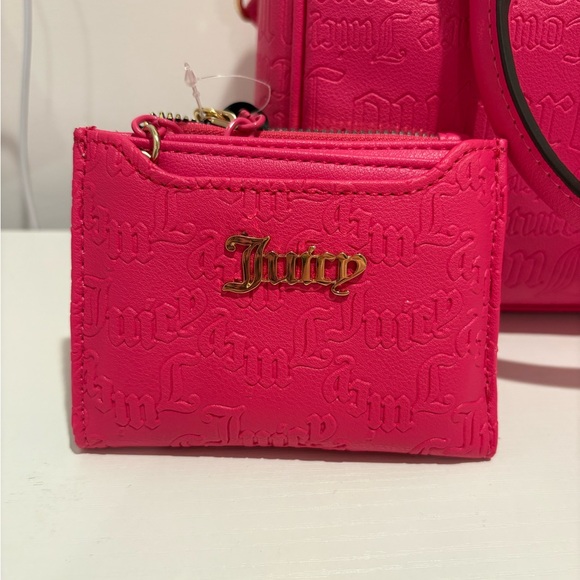 Juicy Couture Free Love Satchel Bag with Matching Wallet - Picture 6 of 10